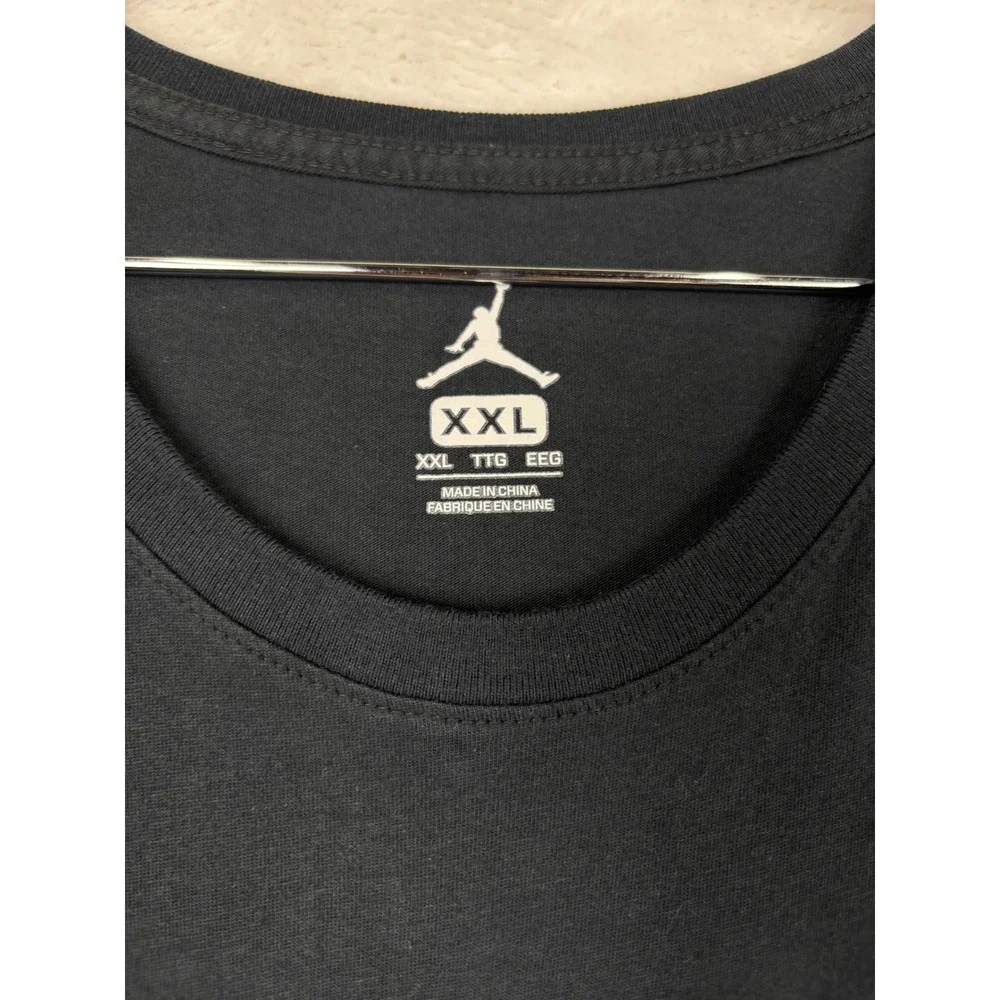 Jordan Mens City of Flight Los Angeles Long Sleeve T-Shirt Black XXL MMXVIII